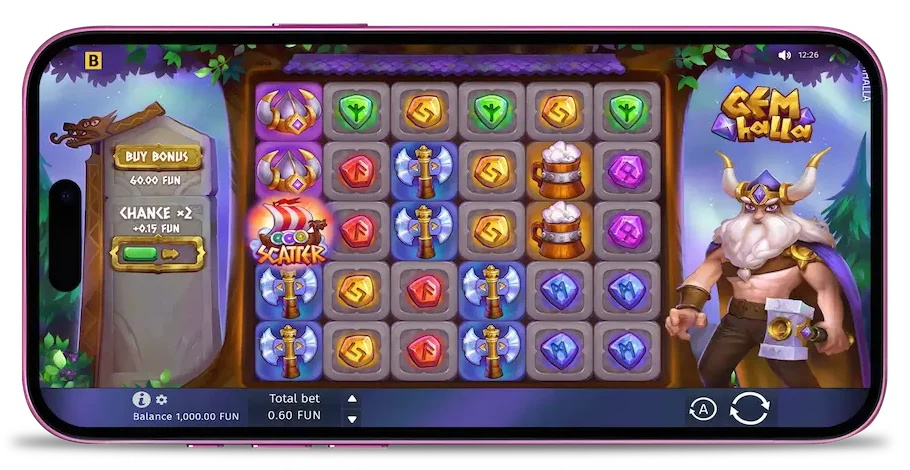 Play slot on mobile - illustration
