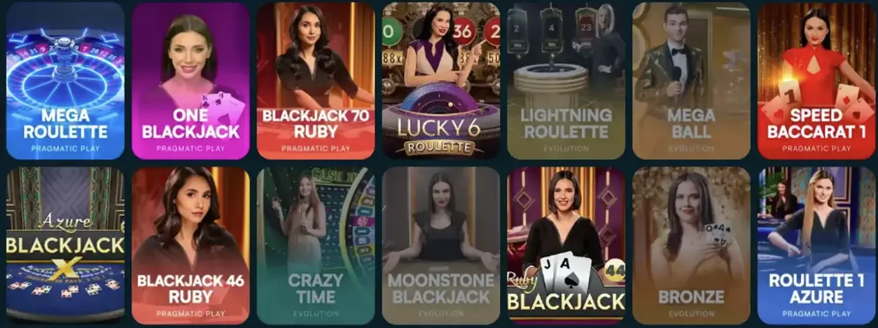 Wild io Live Games Collection